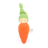 NANCHEN NATUR Rattle - baby carrot