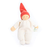 NANCHEN NATUR Nucki Rattle doll - orange red