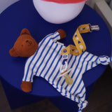 NANCHEN NATUR Rattle blanket doll - bear